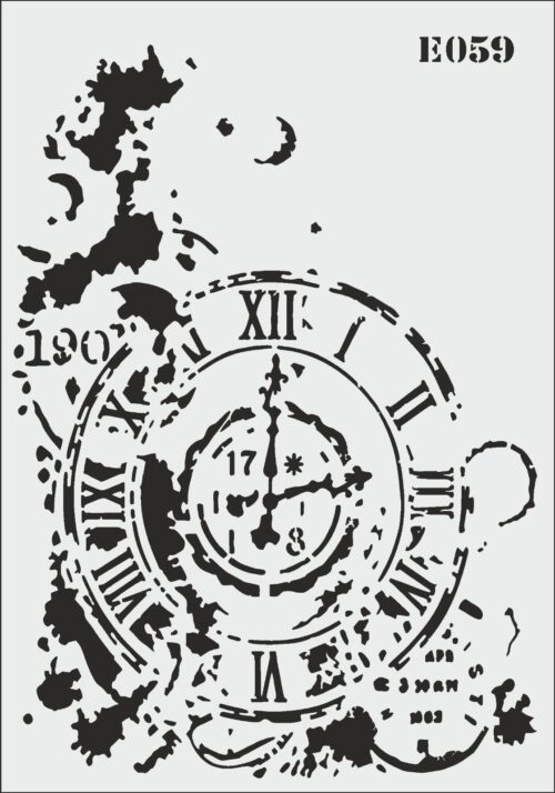 E059 - E STENCİL (25X35)