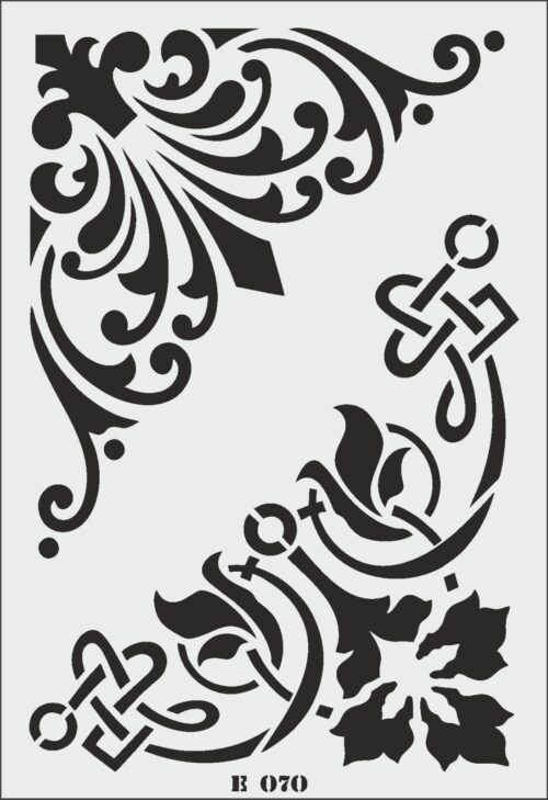 E070- E STENCİL (25X35)