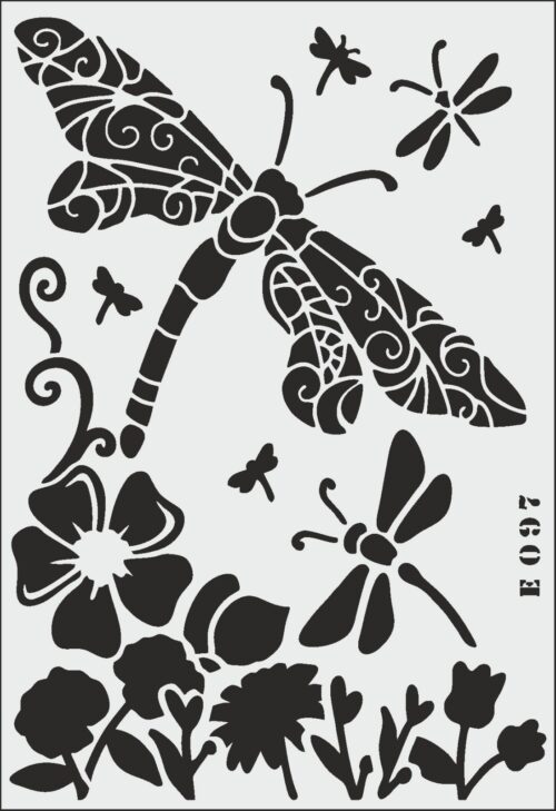 E097- E STENCİL (25X35)