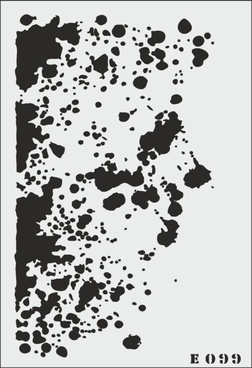 E099- E STENCİL (25X35)