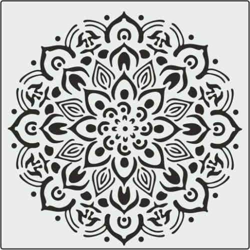 K002 - K STENCİL (25X25)