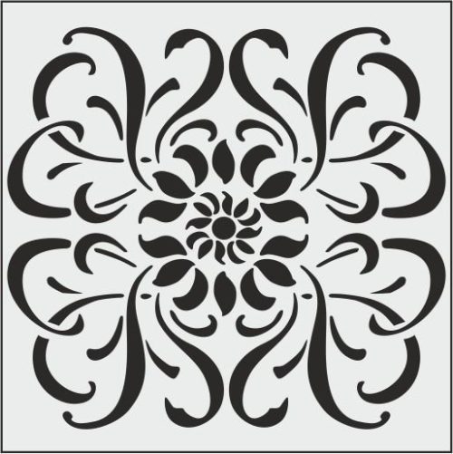 K006 - K STENCİL (25X25)
