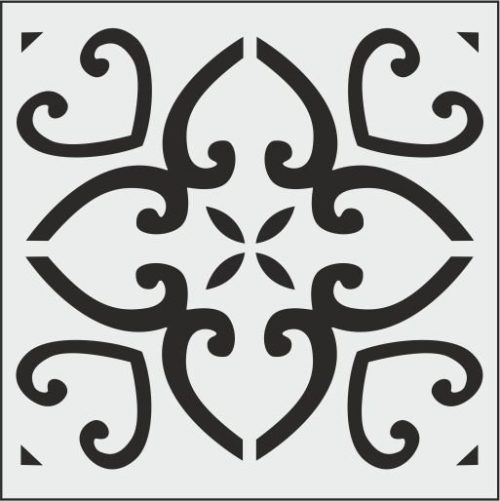 K015 - K STENCİL (25X25)