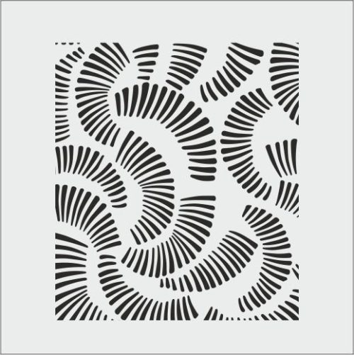 K024 - K STENCİL (25X25)