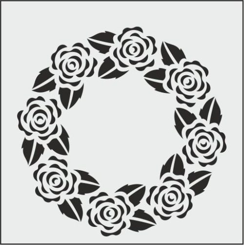 K032 - K STENCİL (25X25)