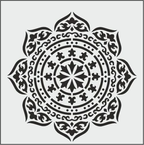 K052 - K STENCİL (25X25)