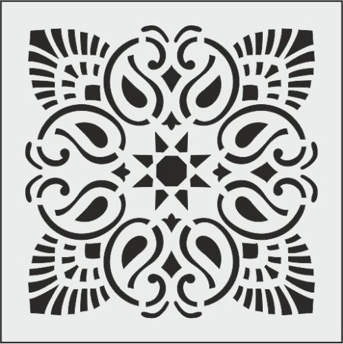 K053 - K STENCİL (25X25)