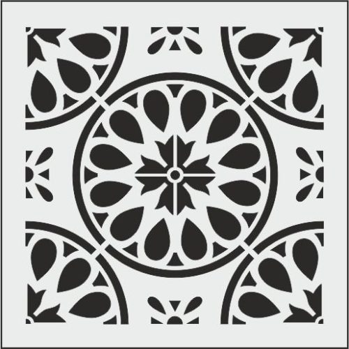 K057 - K STENCİL (25X25)