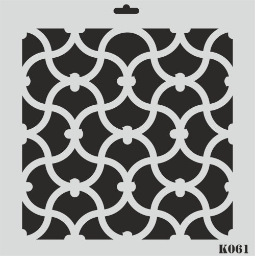 K061 - K STENCİL (25X25)