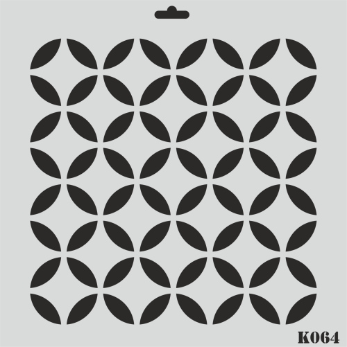 K064 - K STENCİL (25X25)