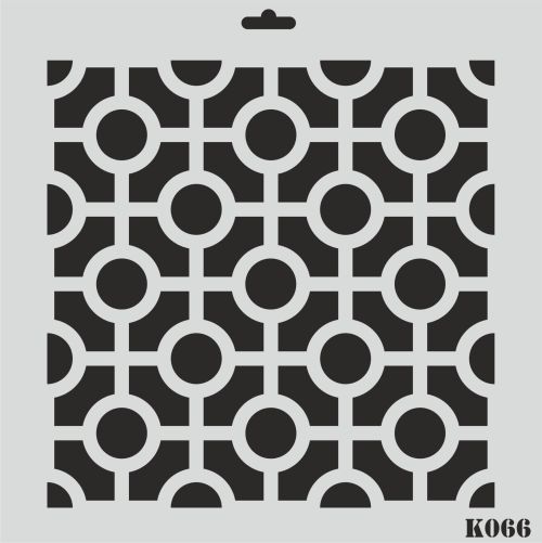 K066 - K STENCİL (25X25)