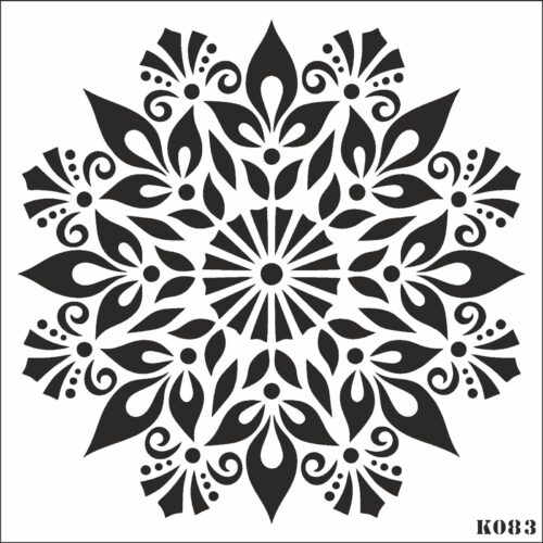 K083 - K STENCİL (25X25)