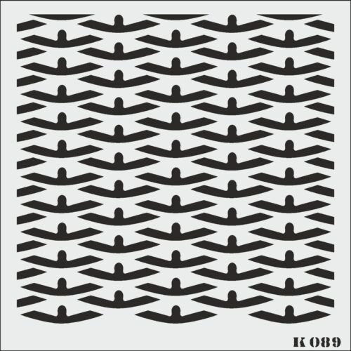 K089 - K STENCİL (25X25)