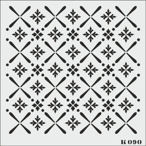 K090 - K STENCİL (25X25)