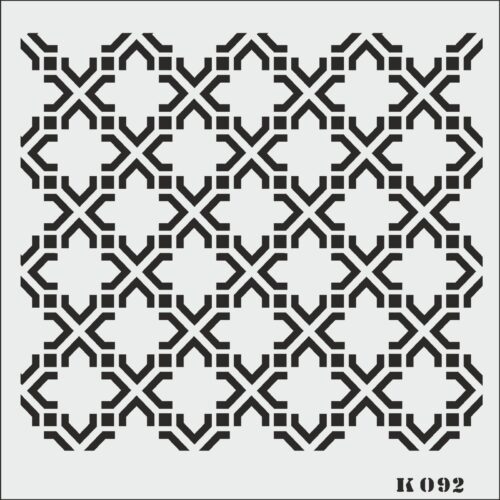 K092 - K STENCİL (25X25)