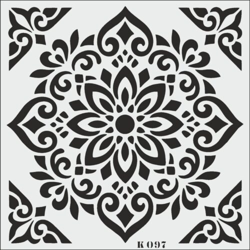 K097 - K STENCİL (25X25)