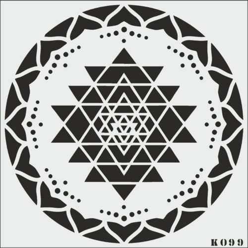 K099 - K STENCİL (25X25)