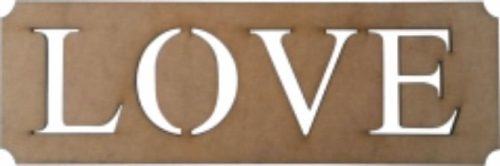 L85 - Love Duvar Süsü