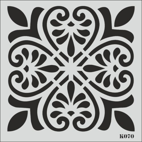 K070 - K STENCİL (25X25)