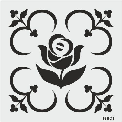 K071 - K STENCİL (25X25)