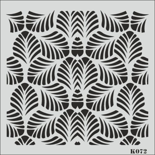 K072 - K STENCİL (25X25)