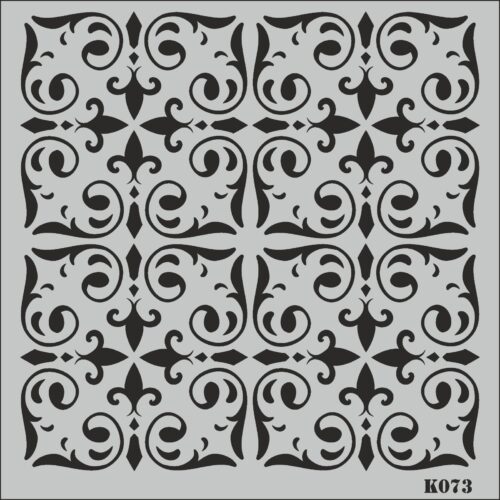 K073 - K STENCİL (25X25)