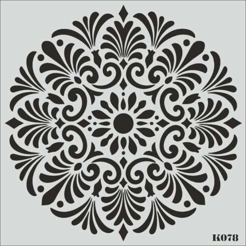 K078 - K STENCİL (25X25)