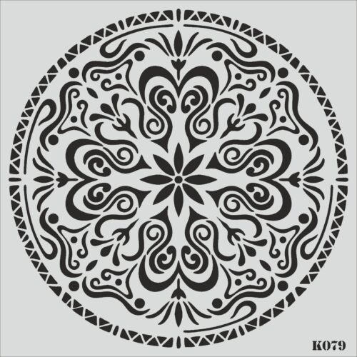 K079 - K STENCİL (25X25)